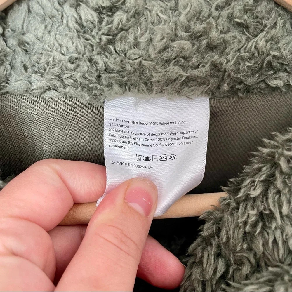Lululemon 2020 Warm Restore Sherpa Pullover Army Green - Picture 7 of 10